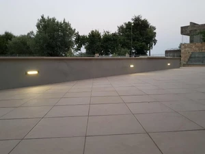 Vonkajšie LED osvetlenie FLAT, RAL 9010, H = 240 mm - slide 2