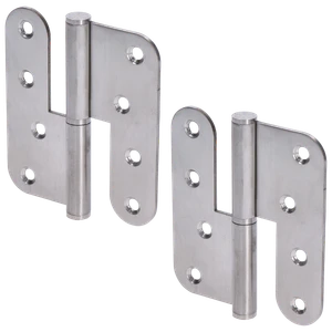 Panty (levé), max. nosnost: 80kg, broušená nerez AISI304 - slide 0