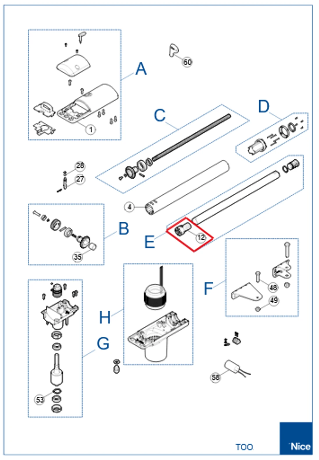 Matice PD0887A0000 pro TOO3000, TOO3024, TOO4500 a TOO4524