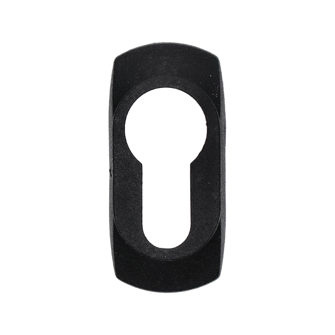 Štítek na vložku 51x24x8,5mm, černý plast PVC