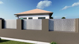 Plech pozinkovaný, 2000 x 1000 x 1,2 mm, 3D vzor kruhy - slide 2