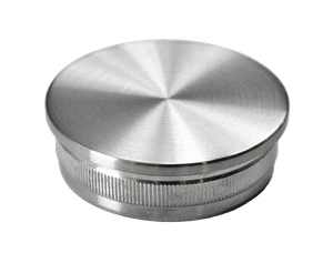 Ukončenie na trubku ø 42,4 mm, brúsená nerez AISI 304 - slide 0
