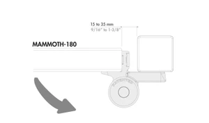 Záves otvárateľný 180°, nastaviteľný 2D, do 150 kg, RAL9005 - slide 3