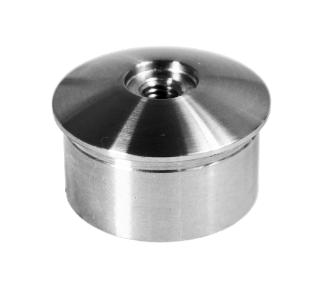 Spodok držiaka madla, M8, ø 42,4 mm, brúsená AISI 304