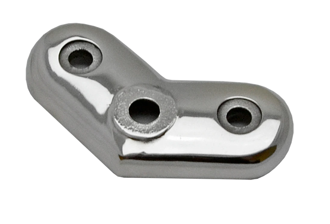 Nadpájacia platňa (uhol 45°) na ø 42,4 mm, leštená AISI 304