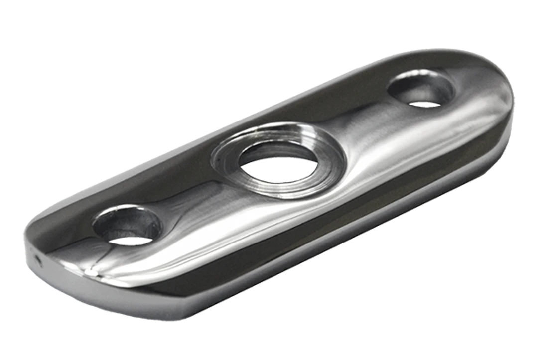 Nadpájacia platňa na trubku ø 42,4 mm, leštená AISI 304