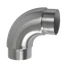 Spojka 90° na trubku ø 42,4 mm, brúsená nerez AISI 316