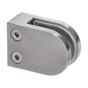 DOPRODEJ! Svorka skla/ plochá, 63 x 45 x 26 mm/ broušená nerez/ AISI304 - slide 1