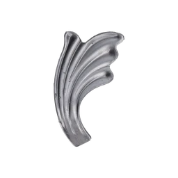 List 100 x 50 mm, plech 2 mm, pravý