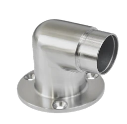 Spojka rohová 90° na trubku ø 42,4 mm, broušená AISI 304