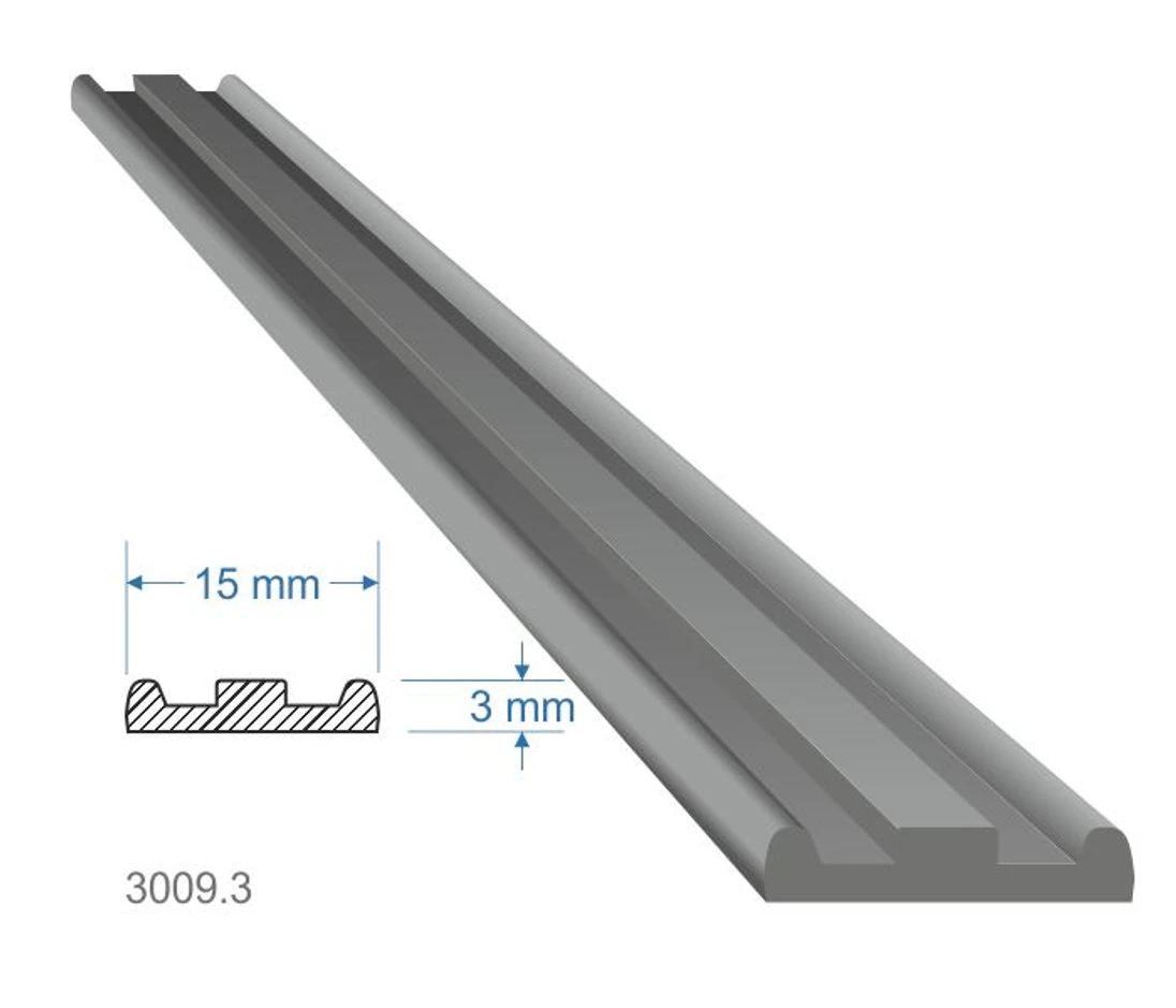 DOPREDAJ pásovina plochá 15 x 3 x 2000 mm, mäkká