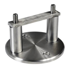 Úchyt pro boční kotvení sloupu ø 42,4 mm, broušená AISI 316 - slide 1