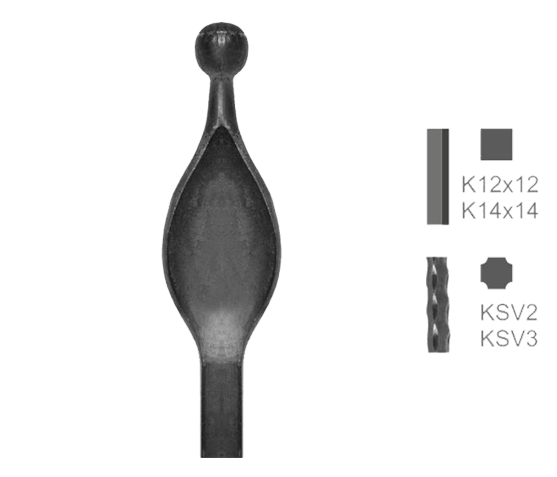 Kovaný špic typu K8