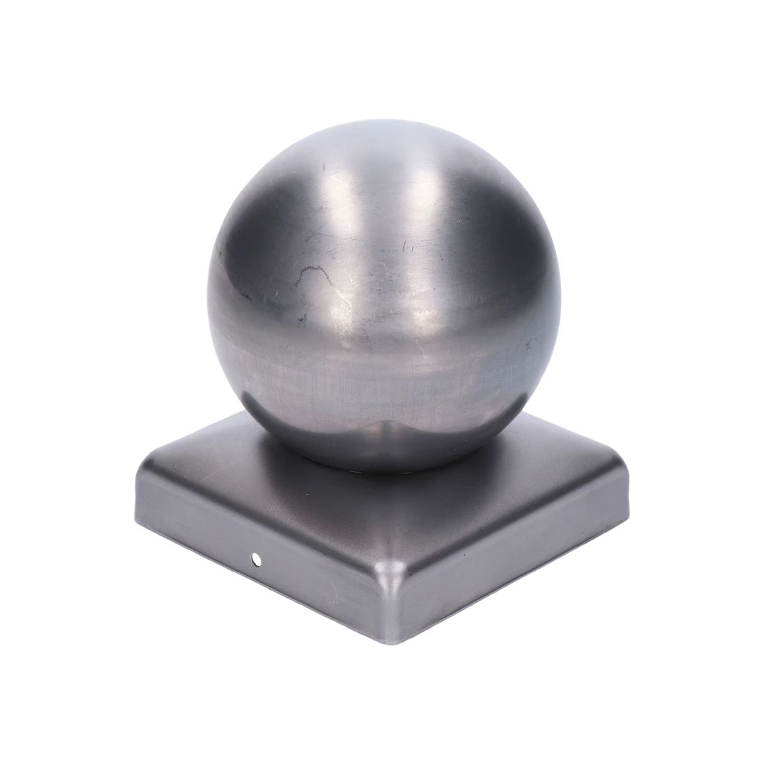 Stříška na sloupek-kulatá Základna 80 x 80 mm, koule 60 mm