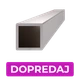 DOPREDAJ Profil 12 x 12 x 1 x 2000 mm, brúsená AISI 304