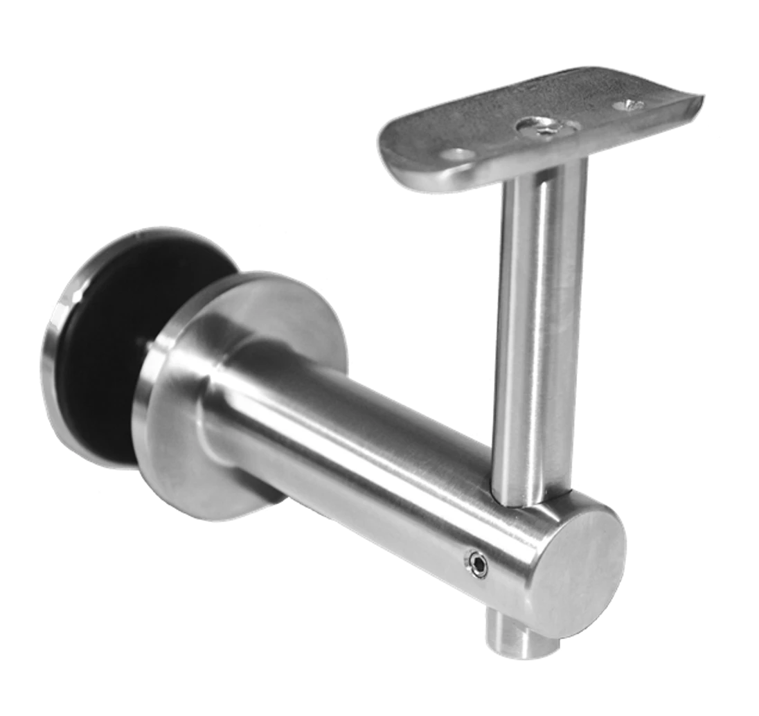 Držák madla ø 42,4 mm pevný, broušená nerez AISI 304