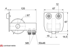 PICCOLO samonos do 200 kg/4,5 m, profil 67 x 67 x 3 mm - slide 2
