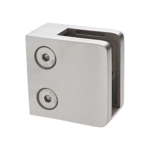 Svorka plochá, pre sklo 6 - 12,76 mm, brúsená AISI 304 - slide 0