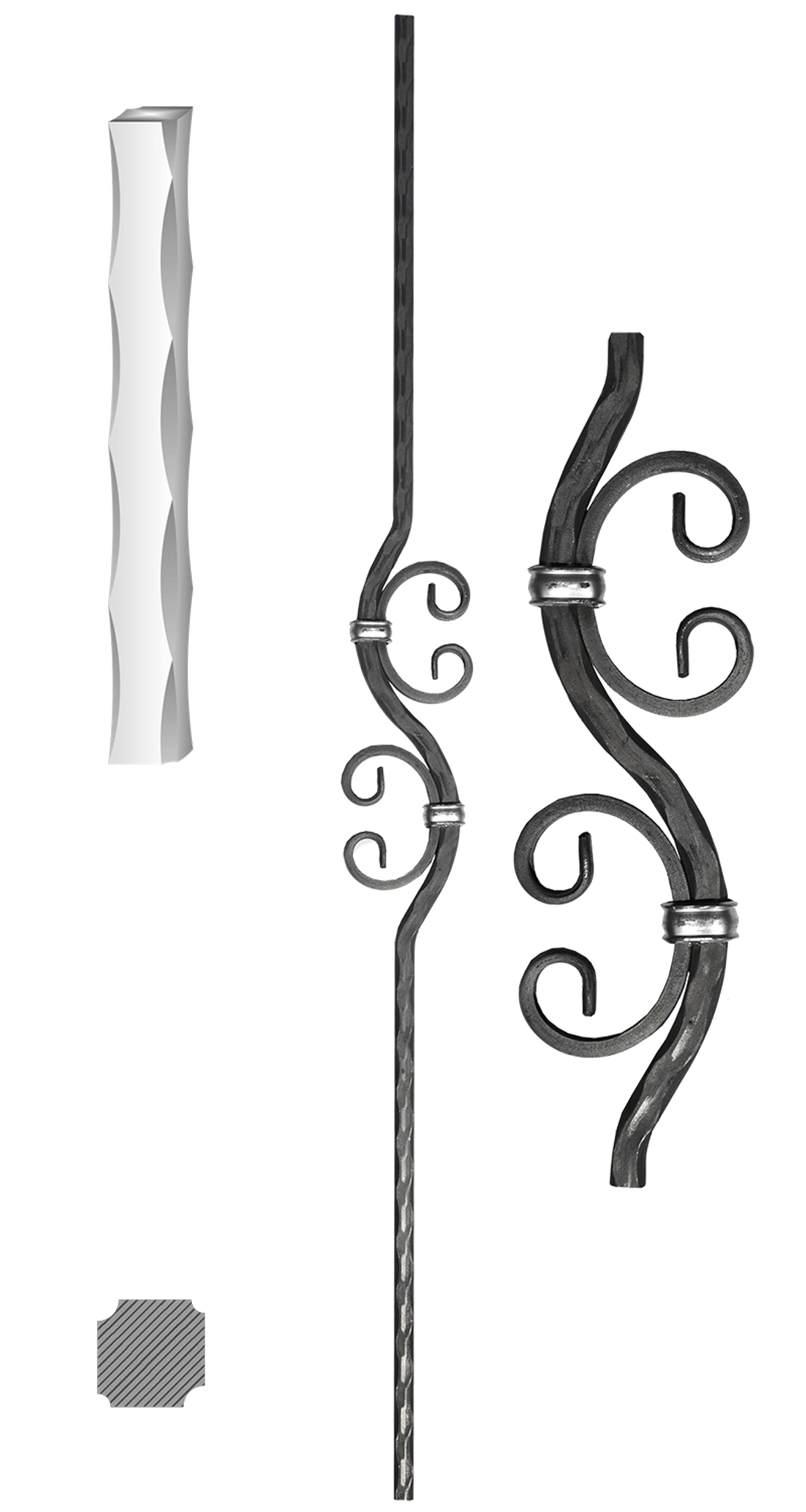 Tyč 12 x 12 mm, 90 x 1000 mm