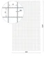 Žebírkové pletené síto - rovné, oko: 25x25mm, průměr pletiva ø4mm, rozměr 1264x804mm, materiál: Nerez /AISI 304
