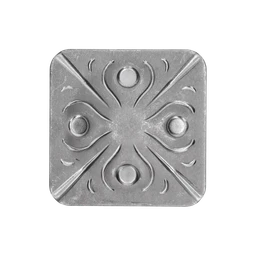 Pätka 3D, 76 x 76 x 2/7 mm, výlisok