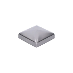 Stříška lisovaná plechová 20x20x1mm, bez povrchové úpravy
