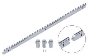 Hrebeň kov 30 x 12 x 1000 mm, M4, max do 2200 kg - slide 0
