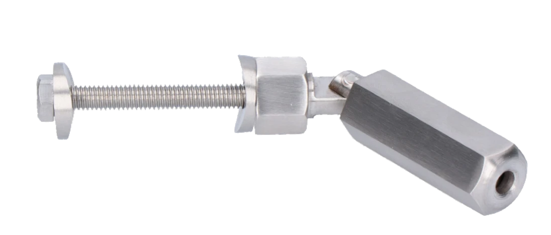 Úchyt pre lanko ø 5 mm na trubku ø 42,4 mm, brúsená AISI 304