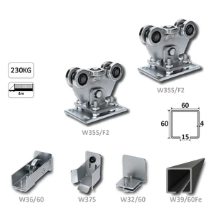 Samonos do 230 kg, profil 60 x 60 x 6000 mm, Fe - slide 1