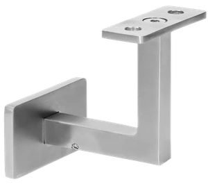 Držák madla na stěnu pevný, závit M8, broušená AISI 304 - slide 0