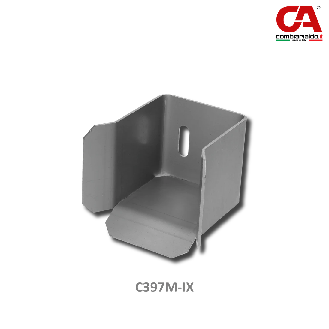 Doraz MEDIO pre samonosnú bránu, nerez AISI 304