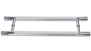 Madlo na dvere, L = 600 mm, sklo 8 - 12 mm, AISI 304 - slide 0