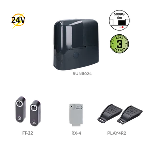 900KSUN5024KR2 SUNKIT DARK pro posuvnou bránu do 500 kg - slide 1