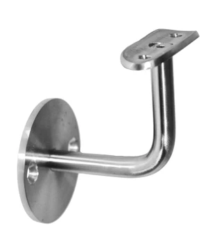 Držiak madla ø 42,4 mm na stenu, brúsená nerez AISI 304 - slide 0