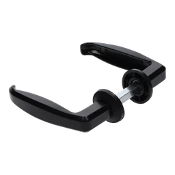 Kľučka Al, na profil 50 - 60 mm, čierna