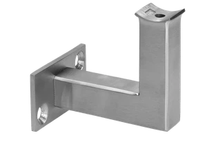 Držiak madla na stenu, brúsená nerez AISI 304 - slide 0