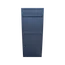 Box na balíky s přepadovou lištou, H = 1020 mm, RAL 7016