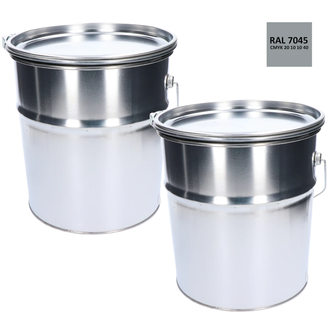 Farba antikorózna polomatná na zinok 20 kg šedá