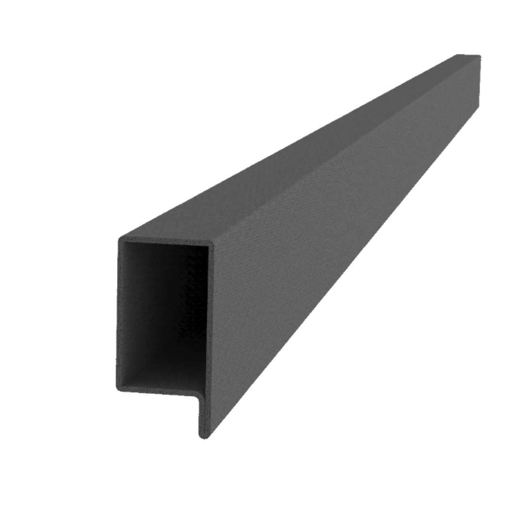 Uzavřený profil L 70 x 34 x 55 x 2 x 6000 mm, černý S235