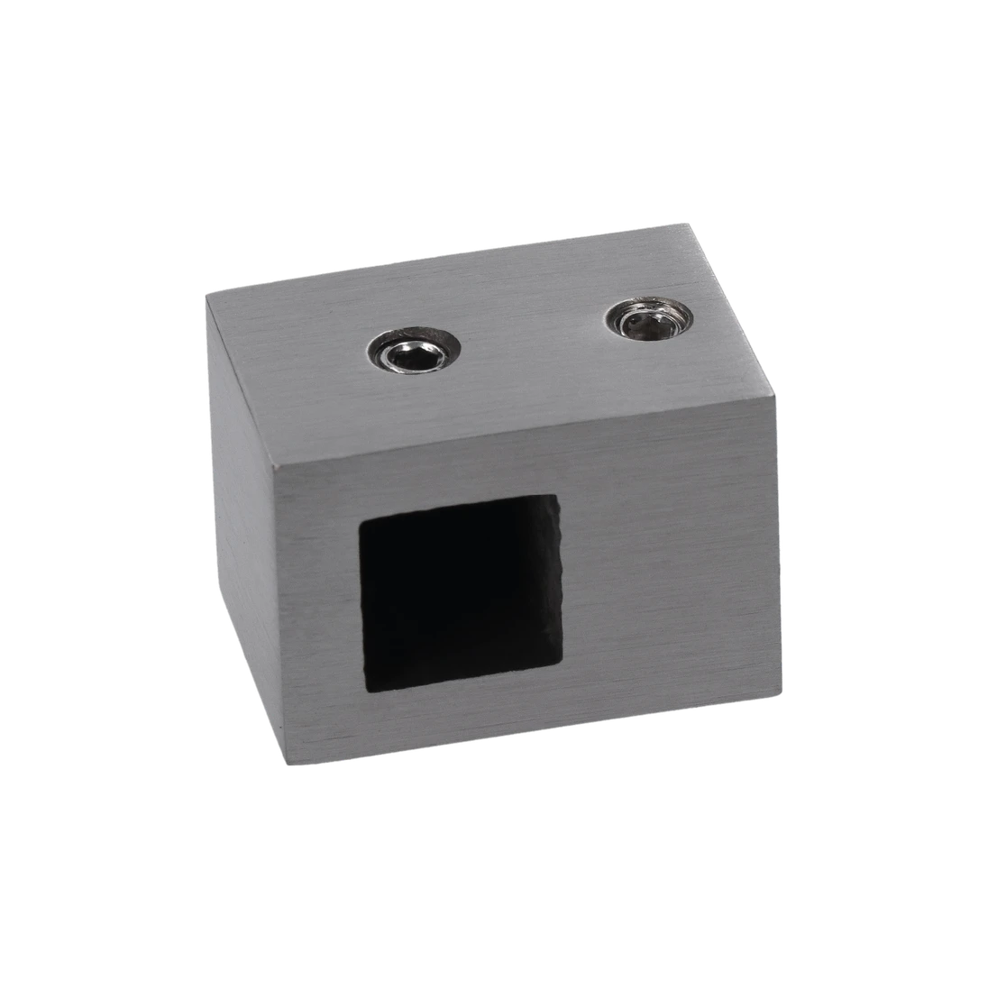 Držák profilu 12 x 12 mm (L), plochý, broušená AISI 304