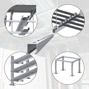 Dierovaný C profil, 28 x 30 x 1,75 x 3000 mm, pozinkovaný - slide 2