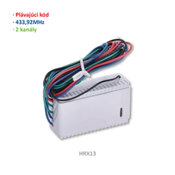 R5113 prijímač externý 2-kanalový, plávajúci kód, 433 MHz