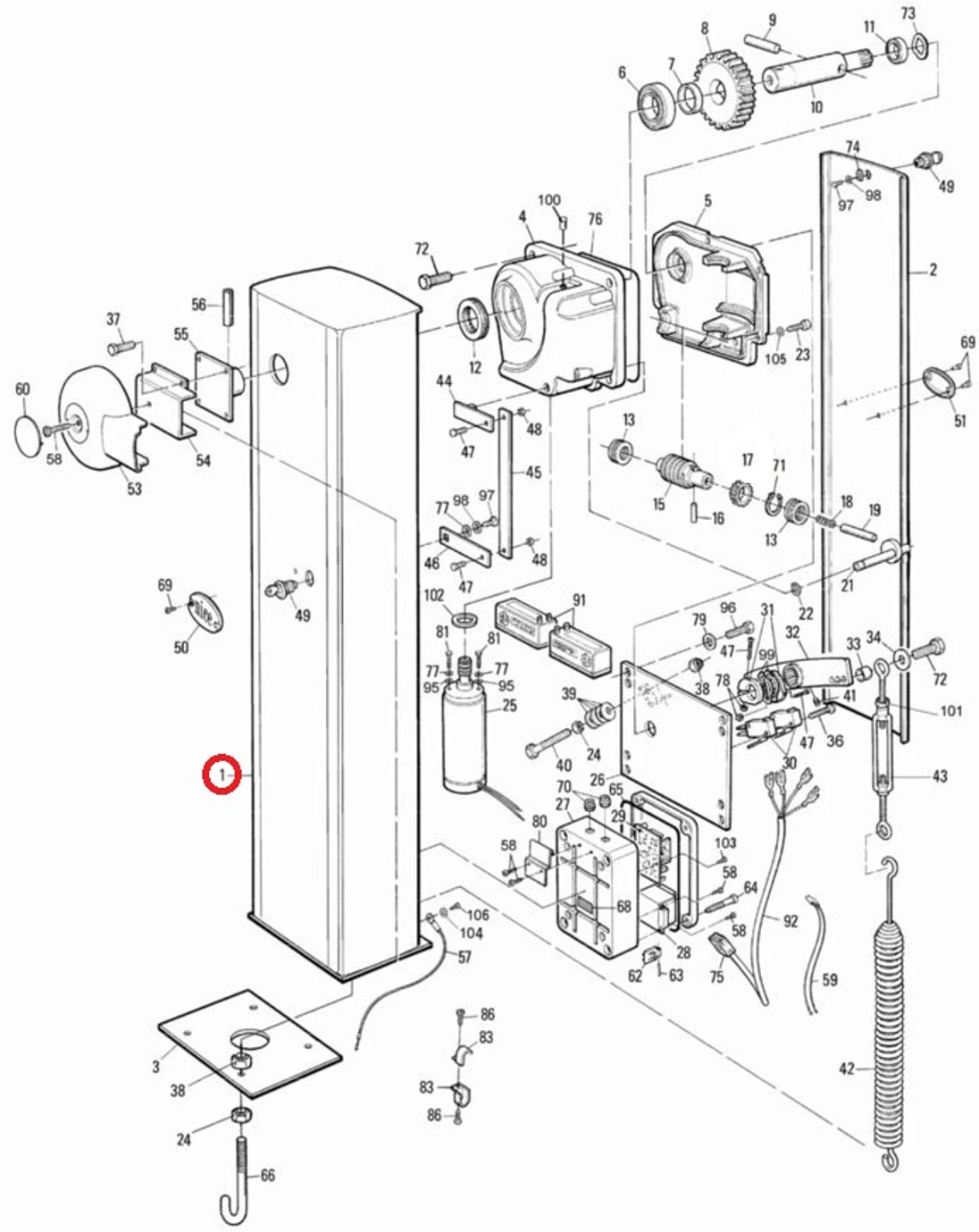 DOPRODEJ! PMD0001R06.4610 skříň oranžová pro WIL4 bez dvířek - potom jen v kitu PRWL04