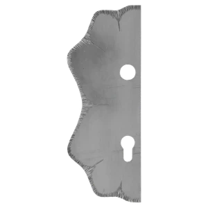 Štít 250 x 95 x 3 mm s otvormi, rozteč 90 mm, ozdobný, ľavý - slide 0