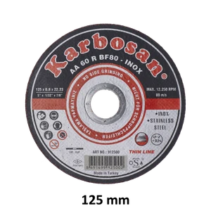 Rezný kotúč 125 x 0,8 x 22,2 mm na INOX a tenké plechy - slide 0