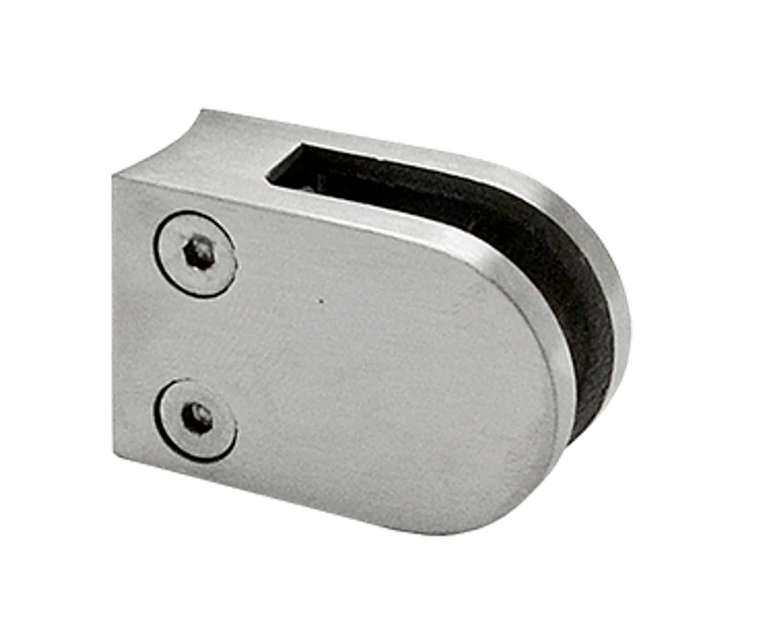 Svorka skla/plechu na trubku ø 42,4 mm, broušená AISI 304