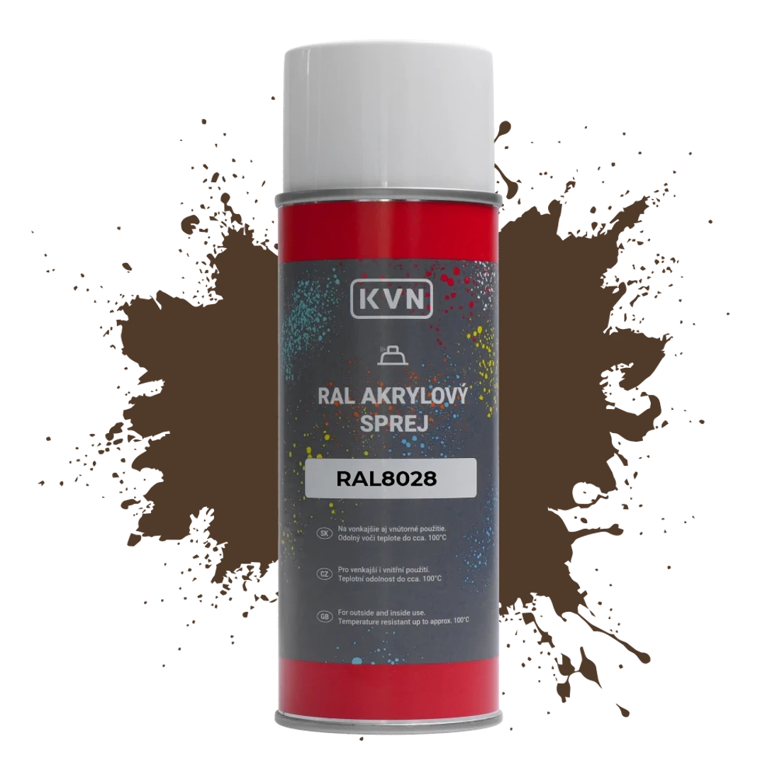 Farba v spreji - RAL 8028, 400 ml
