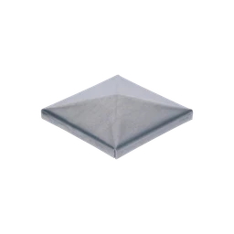 Strieška plechová, pozinkovaná, 50 x 50 x 1,5 mm