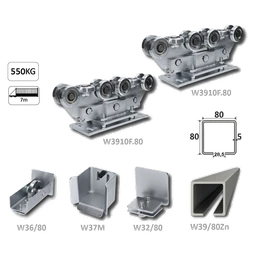Samonos do 550 kg, profil 80 x 80 x 6000 mm, Zn