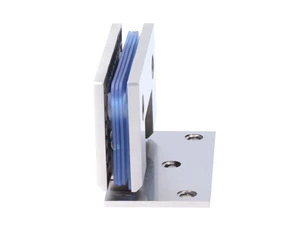 Závěs mezi stěnu a sklo, sklo 8 - 10 mm, broušená AISI 304 - slide 1